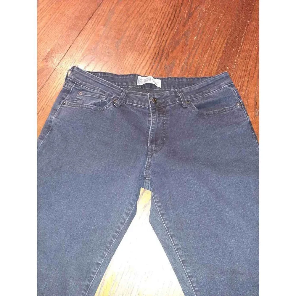 Size 12M Levi Strauss Signature Mid Rise Skinny Blue Denim Blue Jeans Pants